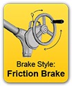 Sky Hook Friction-Brake